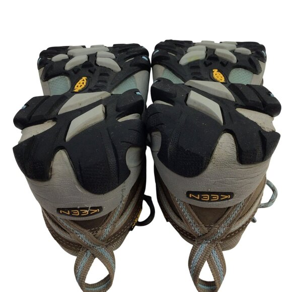 Keen Voyageur Low Top Womens 7 Waterproof Lace Leather Mesh Hiking Shoes - Picture 7 of 11